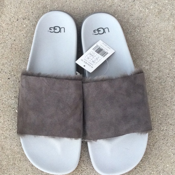 NWT XAVIER TF UGG Slides Slippers Lamb FUR 13 47 main image 5